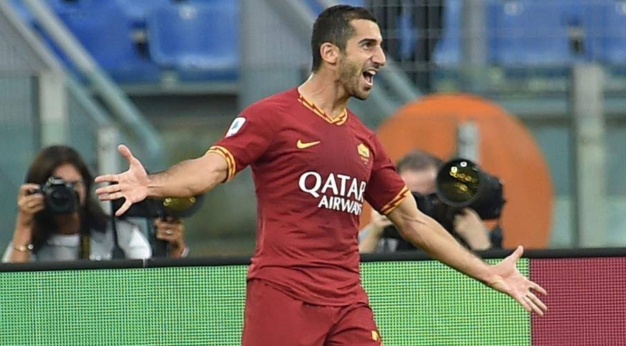 Henrikh Mkhitaryan scores a debut goal to help Paulo Fonseca secure his first win as AS Roma coach in a 4-2 victory over Sassuolo. — Courtesy photo