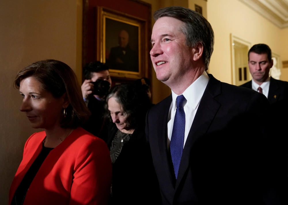 US Supreme Court Associate Justice Brett Kavanaugh is seen at a joint session of the US Congress in Washington in this Feb. 5, 2019 file photo. — Reuters