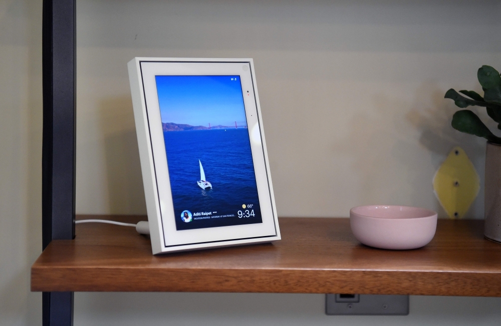 A suite of Facebook Portal products is seen on display during a media event held in San Francisco, California. Facebook on Wednesday unveiled second-generation Portal smart screens, touting them as a way to stay connected to loved ones at the leading social network. Facebook also pushed down costs to make new Portal, Portal Mini, and Portal TV devices more enticing to consumers at a starting price of $129. — AFP