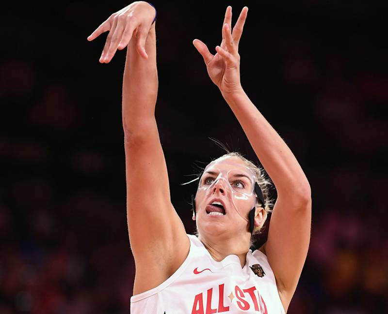 Team Delle Donne forward Elena Delle Donne (11) shoots during the second half of the WNBA All Star game at Mandalay Bay Events Center. — Reuters
