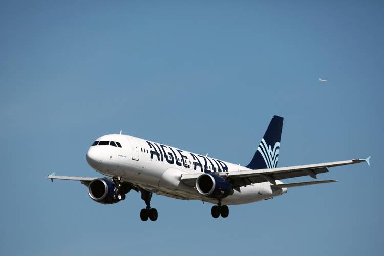 An Airbus A320-200 aircraft, operated by Aigle Azur, lands at Orly Airport near Paris, France, Sept. 6, 2019. — Reuters