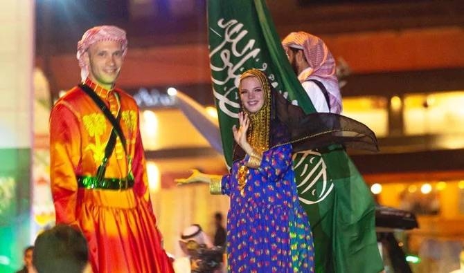 Performances of national songs and fashion shows representing Saudi cultural heritage are part of this year’s National Day celebrations. — SPA pictures