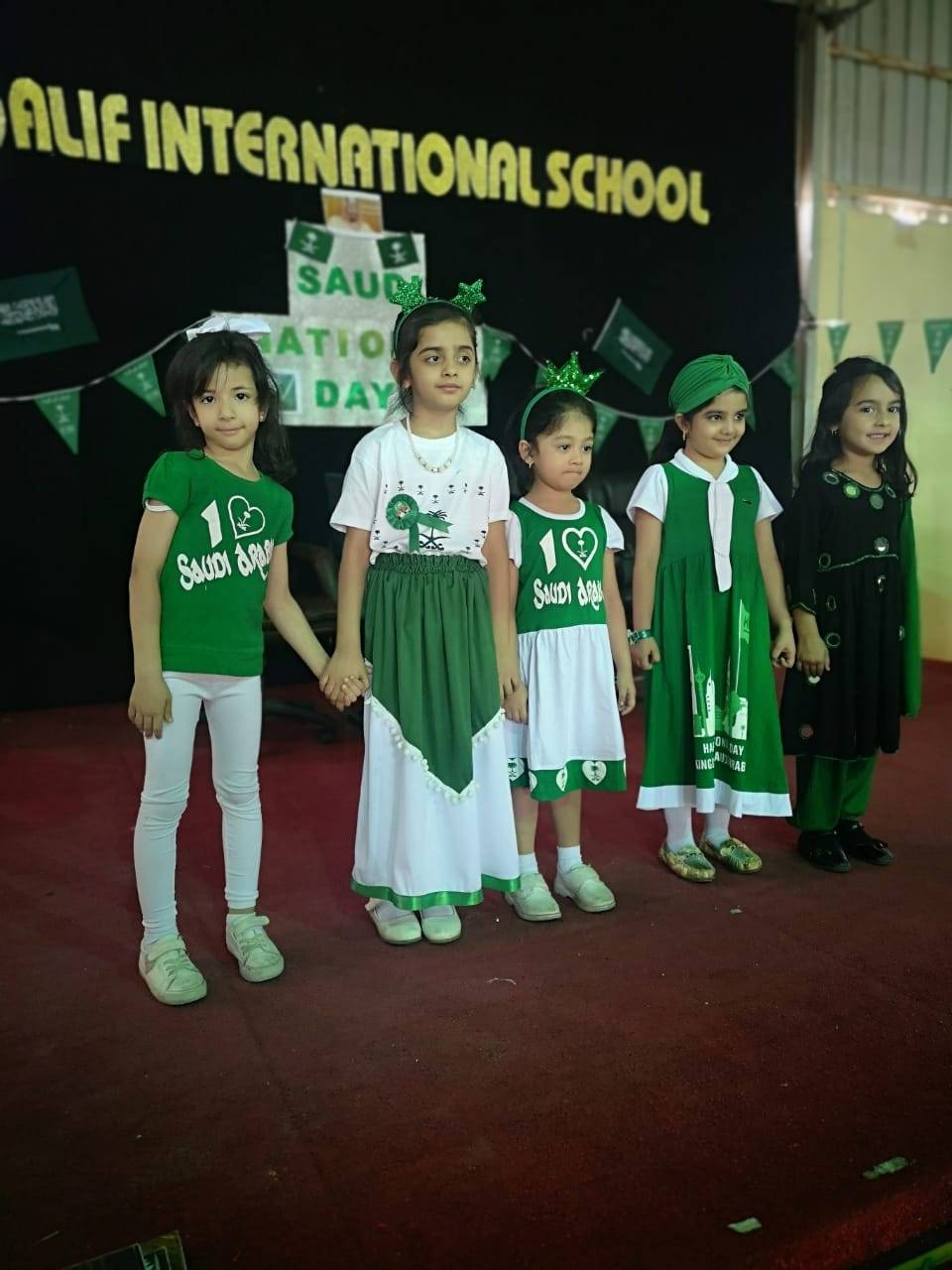 Alif International School celebrates the Saudi National Day. — 