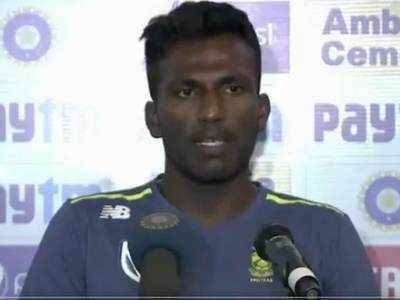 South Africa's Indian-origin all-rounder Senuran Muthusamy. — Courtesy photo