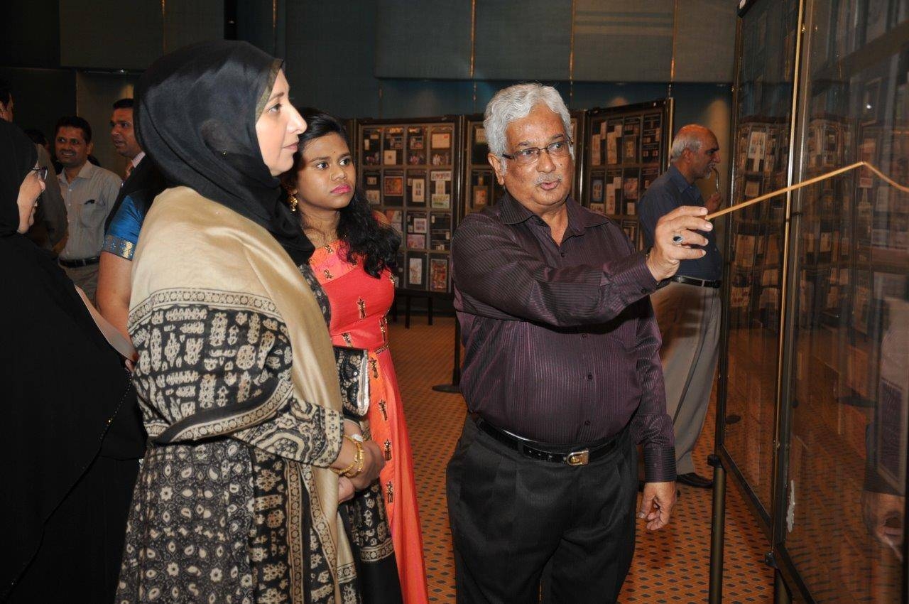 Ambassador Dr. Ausaf Sayeed unveiled a bust of Mahatma Gandhi at the Embassy premises.