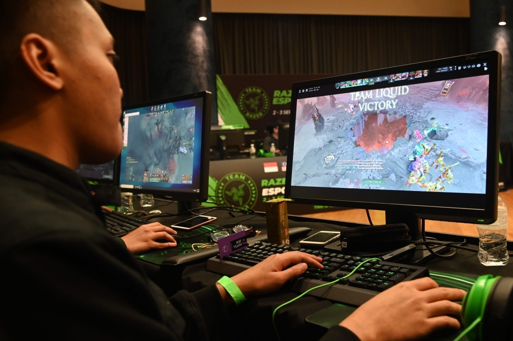 Participants attending an Esports boot-camp training session in Singapore in this Sept. 2, 2019 file photo.  — AFP