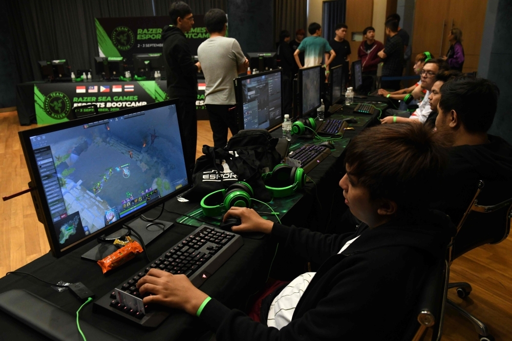 Participants attending an Esports boot-camp training session in Singapore in this Sept. 2, 2019 file photo.  — AFP