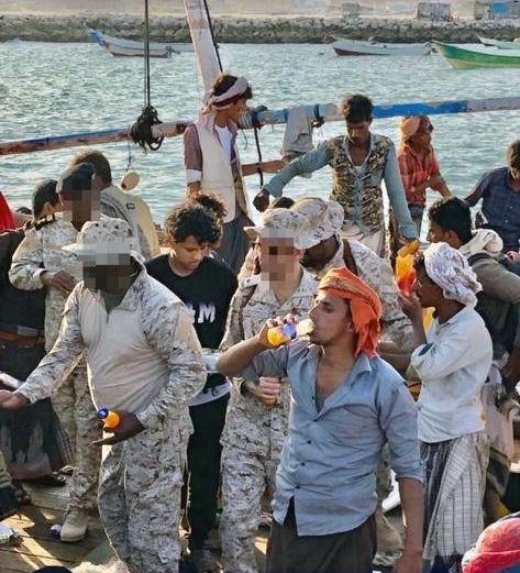 Coalition naval forces rescued 60 passengers and five crew of a Yemeni vessel, Al-Wathiq, which was found floundering at sea following an engine failure.