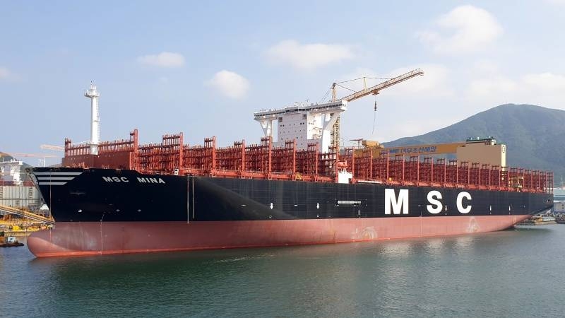 The MSC MINA has a capacity of 23,656 TEUs and features a length of 400 meters, a breadth of 61 meters, and a draft of 16.5 meters. — Courtesy photo