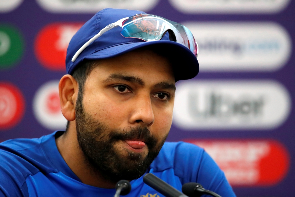 India's Rohit Sharma is seen during a press conference during ICC Cricket World Cup at The Oval, London, Britain, in this June 8, 2019 file photo. — Reuters 