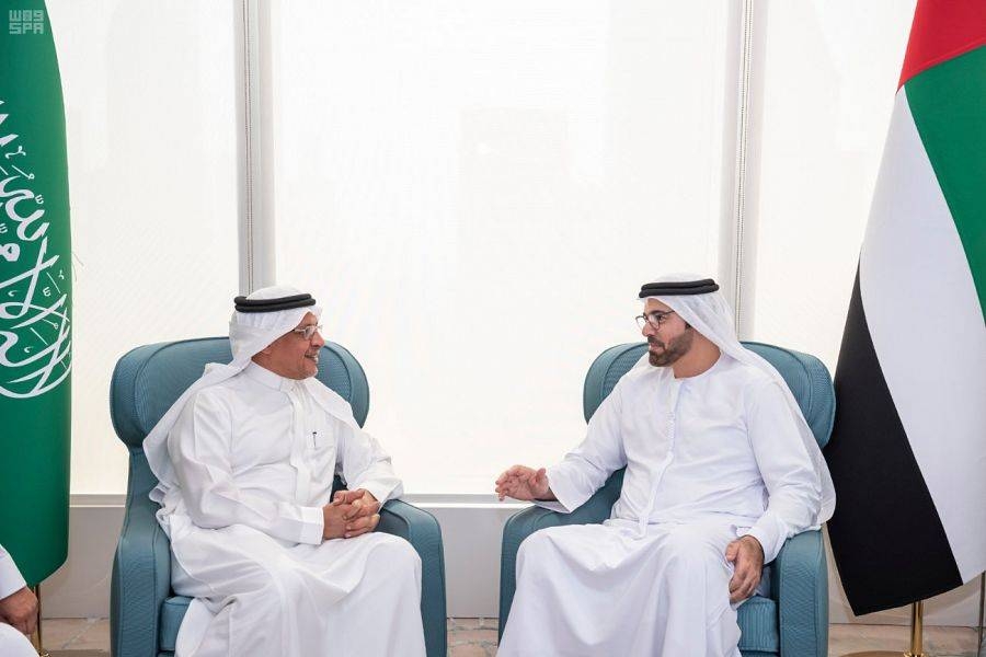 Saudi-UAE Coordination Council meeting underway in Dubai. — SPA photos