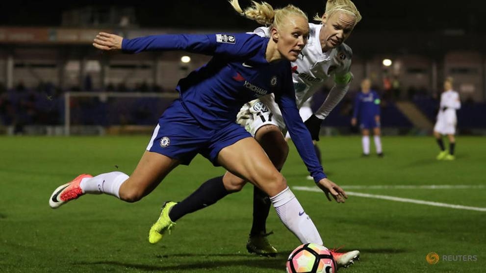 Norway international Maria Thorisdottir came off the bench to fire home a superb winner five minutes from time as Chelsea came from a goal down to beat champions Arsenal 2-1 in their Women's Super League clash on Sunday. — Courtesy photo