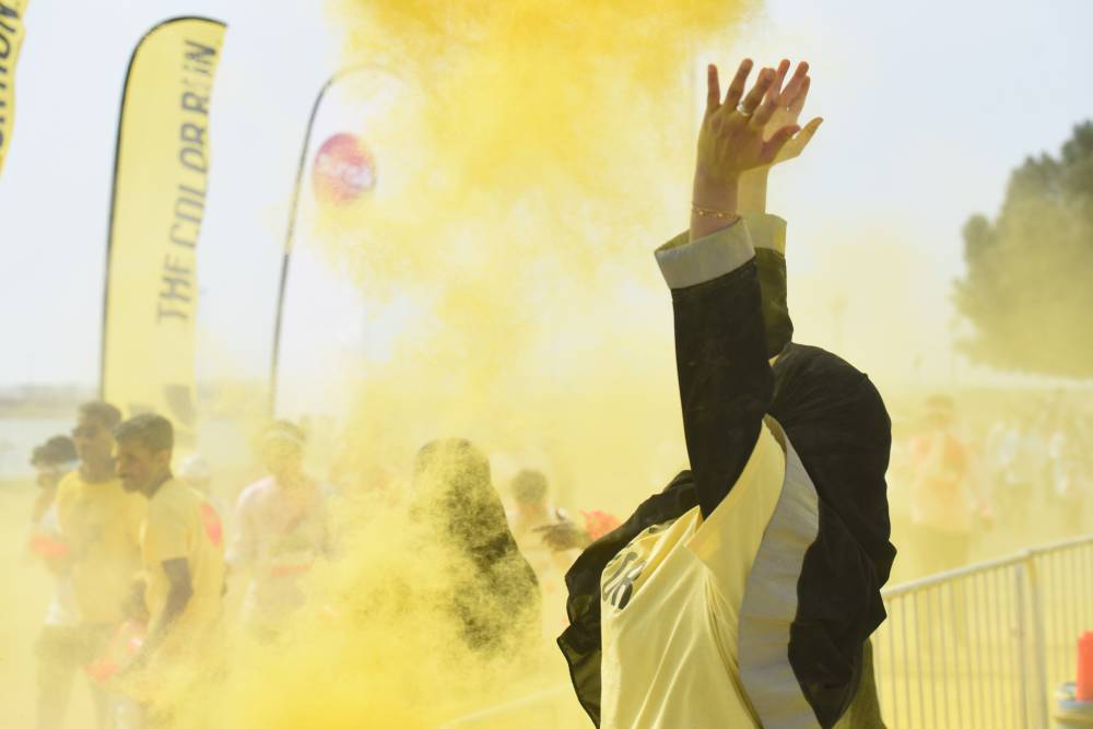 The Riyadh event on Oct. 26 follows the Kingdom’s extremely popular inaugural Color Run which took place in Khobar in March and saw over 10,000 people run and walk their way along the 5k course. — Courtesy photos