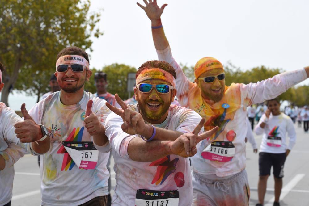 The Riyadh event on Oct. 26 follows the Kingdom’s extremely popular inaugural Color Run which took place in Khobar in March and saw over 10,000 people run and walk their way along the 5k course. — Courtesy photos