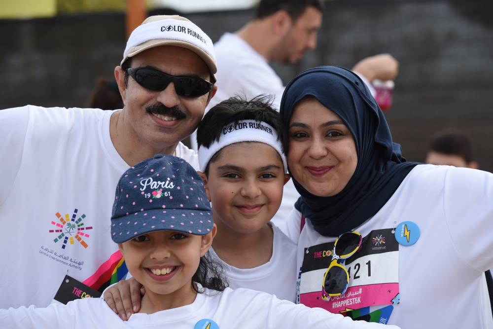 The Riyadh event on Oct. 26 follows the Kingdom’s extremely popular inaugural Color Run which took place in Khobar in March and saw over 10,000 people run and walk their way along the 5k course. — Courtesy photos