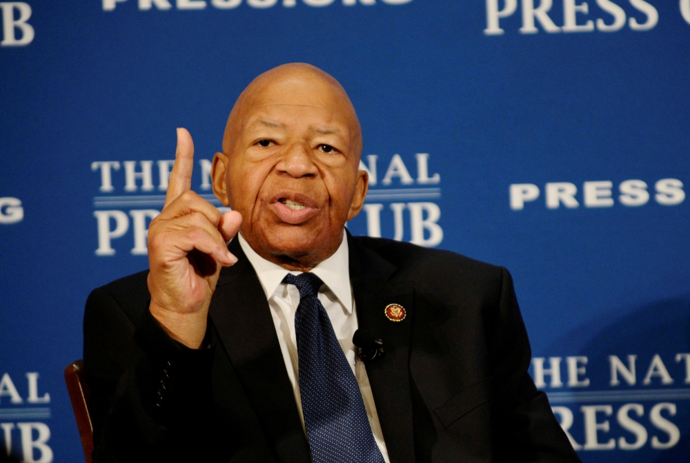 House Oversight and Government Reform Chairman Elijah Cummings (D-MD) addresses a National Press Club luncheon on his 