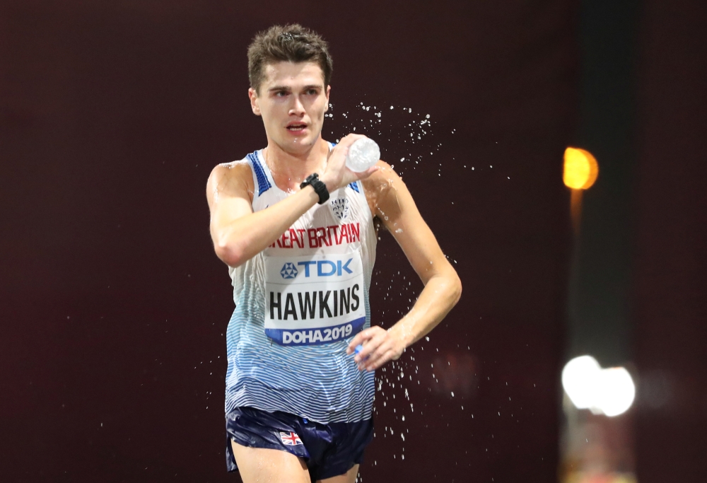 Britain's Callum Hawkins in action in the men's marathon during the World Athletics Championships in Doha, Qatar on Oct. 6, 2019. — Reuters