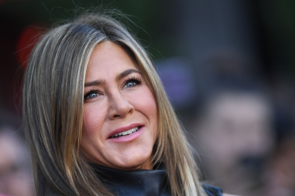 US actress Jennifer Aniston arrives to attend the Los Angeles premiere screening of the Netflix film 