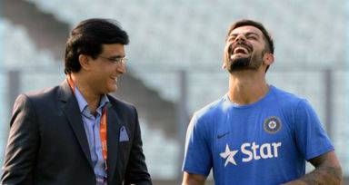 A file photo of Sourav Ganguly and Virat Kohli.