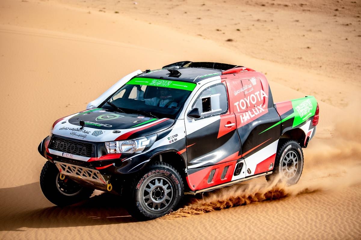 Saudi Arabia’s Yazeed Al-Rajhi and Ulster co-driver Michael Orr held an advantage of 8.5 seconds after the opening timed 3.55km super special stage of Rally Qassim 2019.