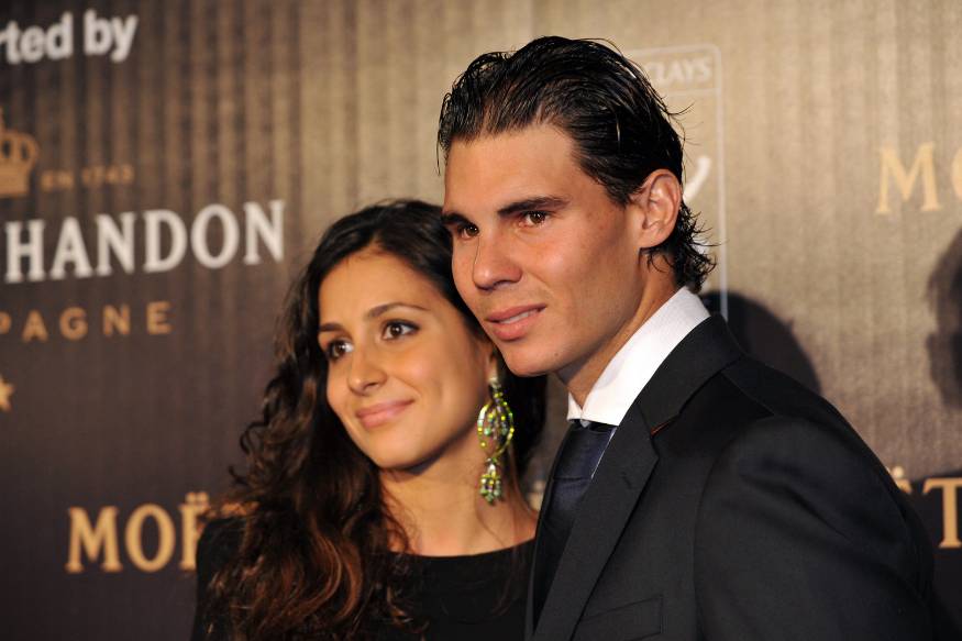 Rafael Nadal (L) and Xisco Perello. — Reuters