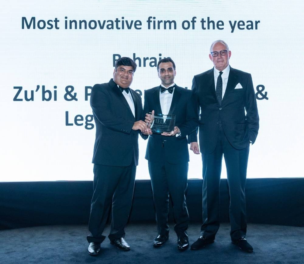 Fifth win for Zu’bi & Partners at IFLR Middle East  Awards