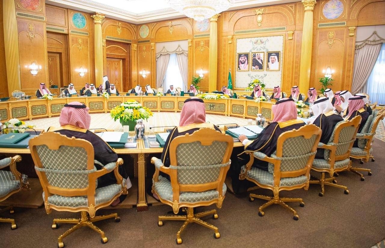 The weekly session of the Cabinet, chaired by Custodian of the Two Holy Mosques King Salman at Al-Yamamah Palace in Riyadh.