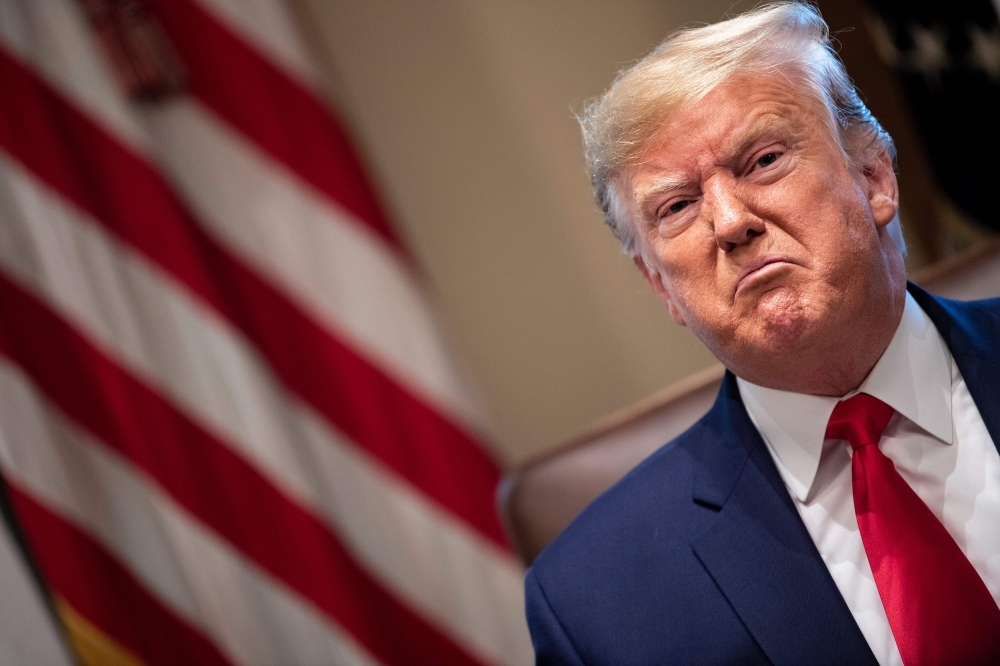 US President Donald Trump speaks during a Cabinet Meeting at the White House in Washington in this Oct. 21, 2019 file photo. — AFP