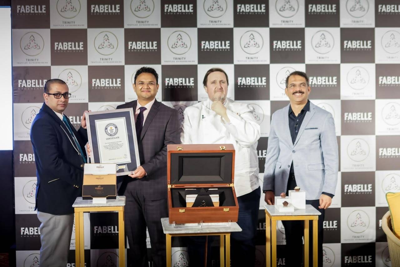 Unveiled in Mumbai on Tuesday, Fabelle’s Trinity — Truffles Extraordinaire, costs a whopping Rs100,000 (SR5,300 and $1413 approximately). — Courtesy photo