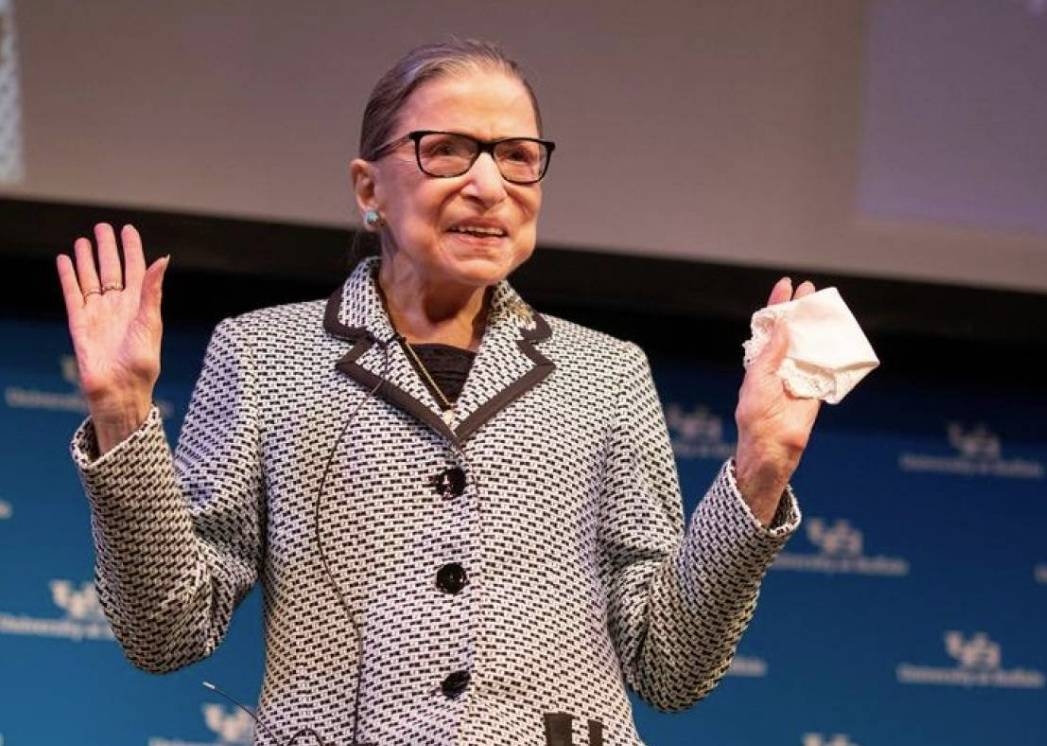 US Supreme Court Justice Ruth Bader Ginsburg waves to guests after a reception where she was presented with a honorary doctoral degree at the University of Buffalo School of Law in Buffalo, New York, US, Aug. 26, 2019. — Reuters
