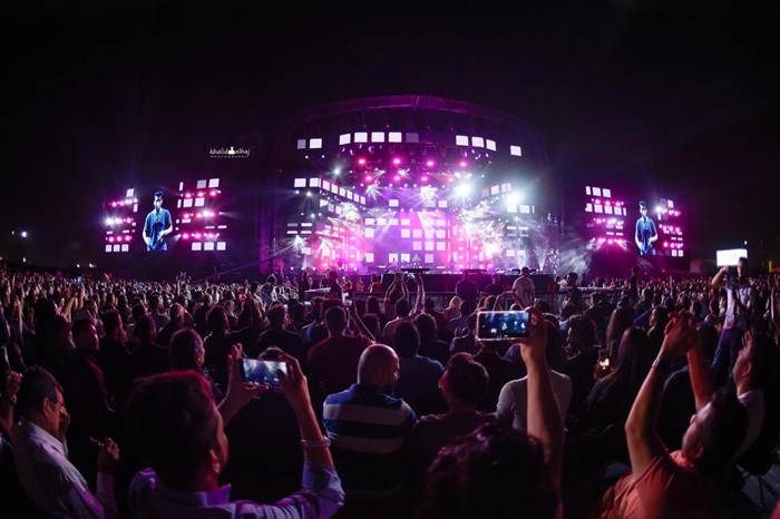 Atif Aslam performing at Riyadh Season in Riyadh. — Courtesy photo by Khalid Allhaj
