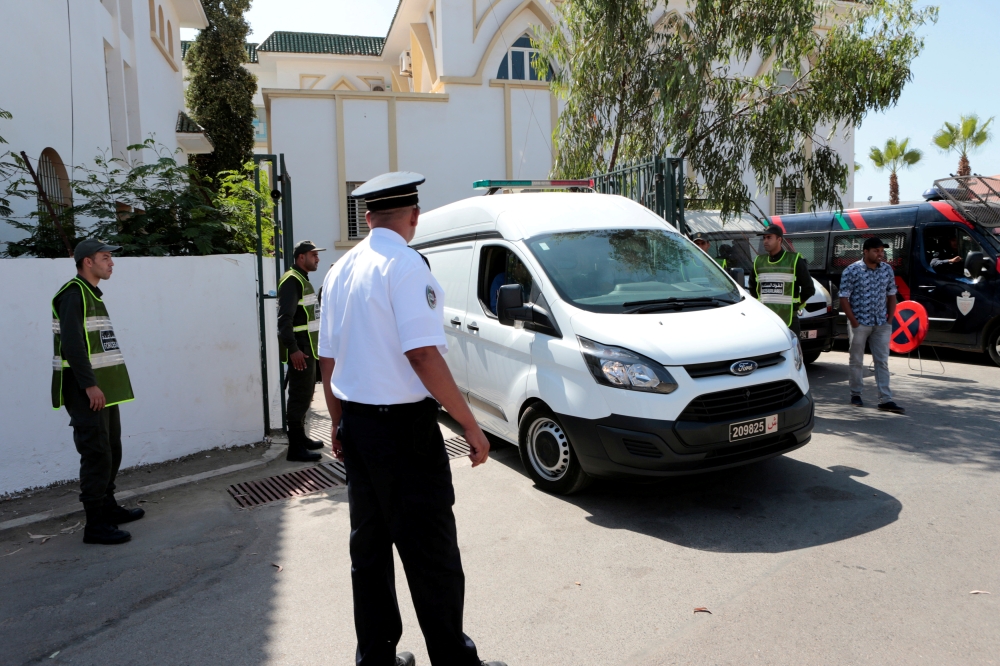 Men convicted in the killing of Scandinavian hikers in the Atlas mountains near Marrakech last December leave a courtroom in Sale, near Rabat, Morocco, in this July 18, 2019 file photo. — Reuters