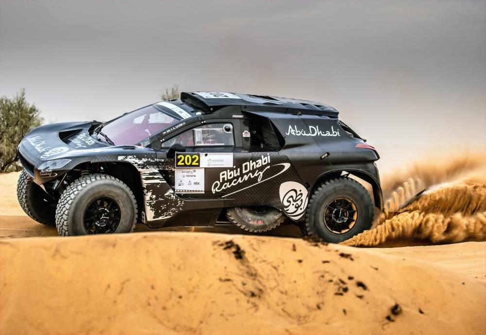 Khalid Al Qassimi in action in the recent Rally Qassim in Saudi Arabia.