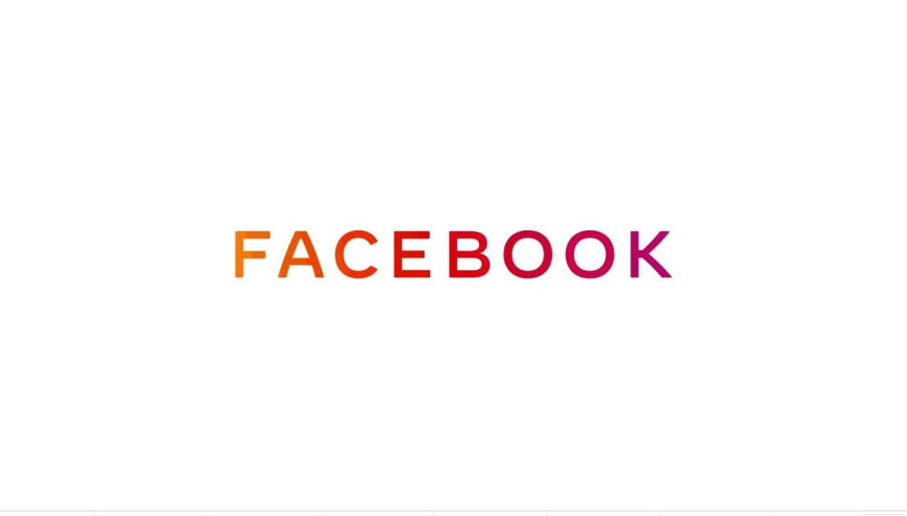 This handout image obtained on Monday courtesy of Facebook shows the new company logo for Facebook. — AFP