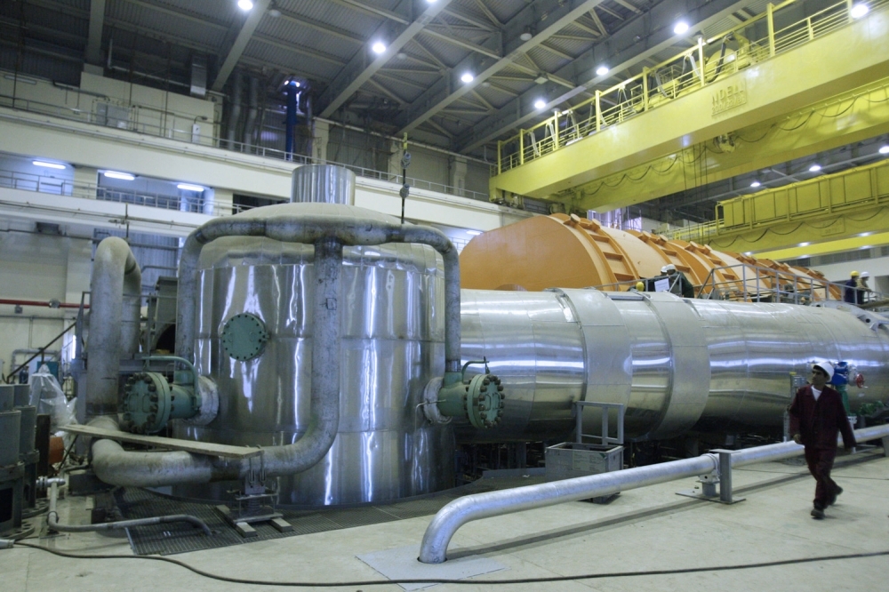 The inside of reactor at the Russian-built Bushehr nuclear power plant is seen in southern Iran, 1200 km south of Tehran, in this Oct. 26, 2010 file photo. — AFP