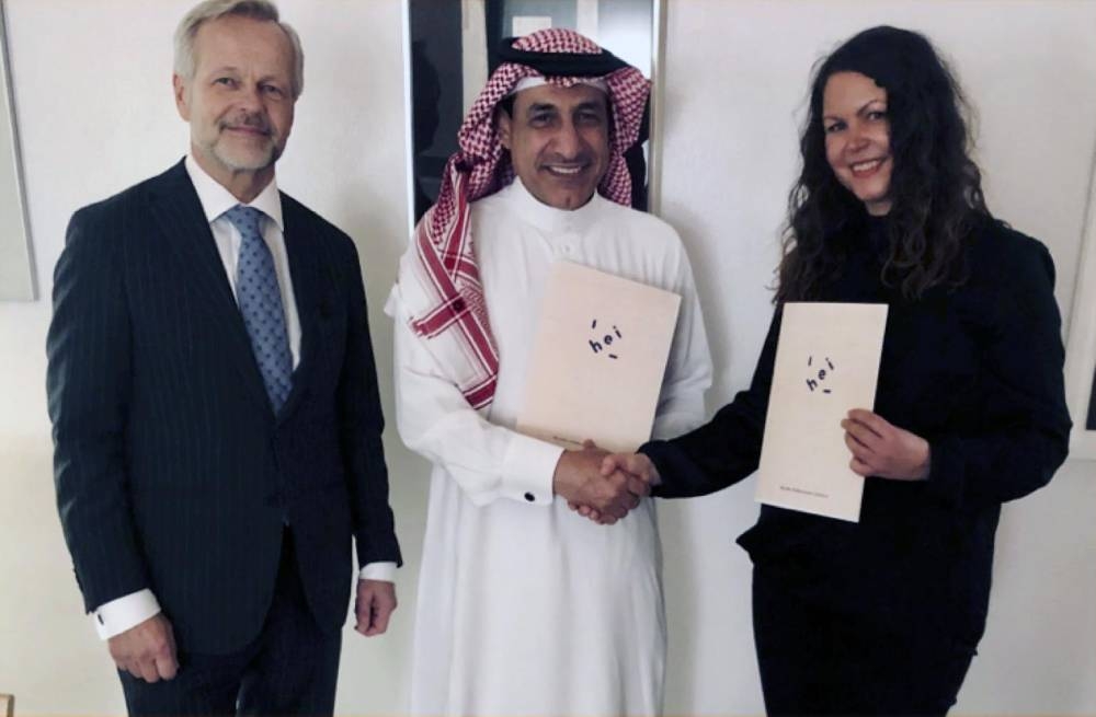 Antti Rytövuori, the Ambassador of Finland in Riyadh (left) hosted the signing of HEI Schools Jeddah and Dammam at the Finnish Embassy in Riyadh, Saudi Arabia.