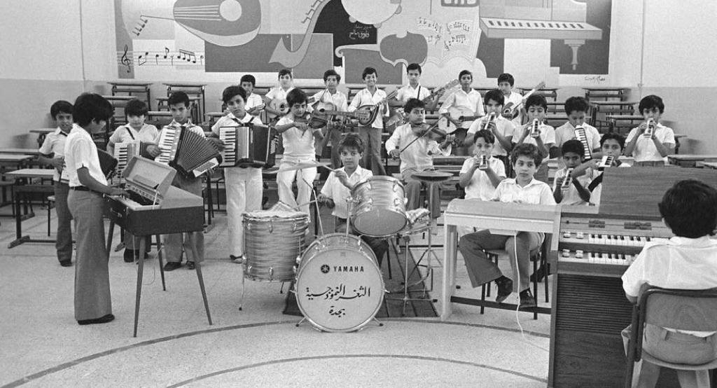 Social media awash with pictures of music classes six decades ago