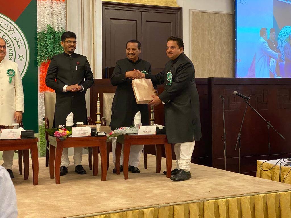 Vice President of AMUOBA Jeddah, A.G. Danish, and his team released a directory cum souvenir.