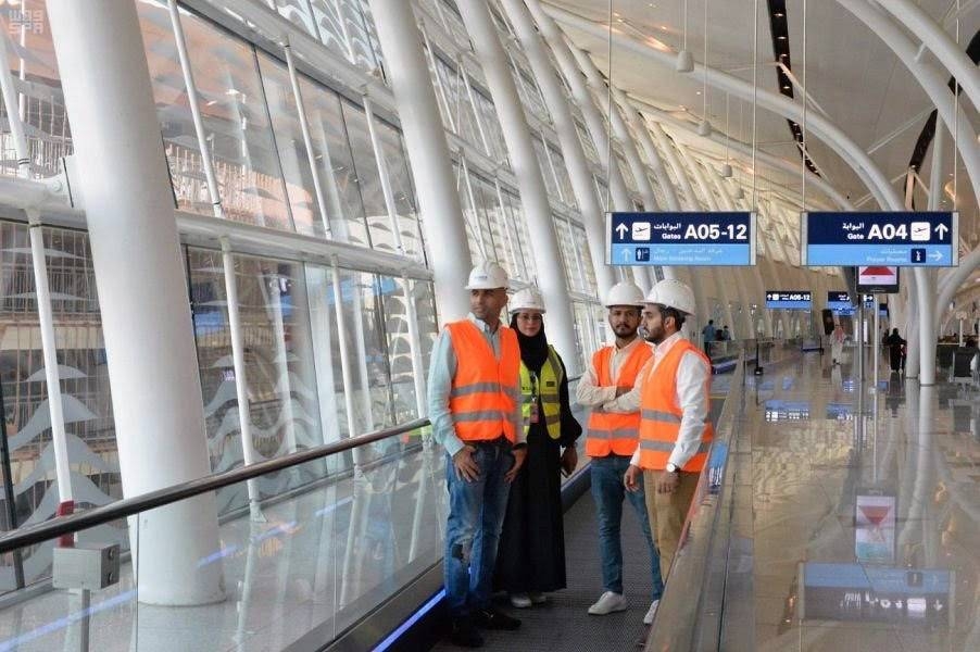 Young Saudi engineering professionals have played a remarkable role in realizing the giant project of the new King Abdulaziz International Airport terminal.