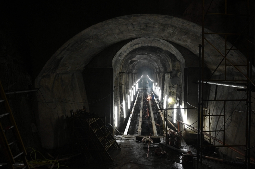 A general view of the El Deposito, a Spanish-era water reservoir being rehabilitated for tourism, in San Juan town, suburban Manila, in this Nov. 6, 2019 file photo. — AFP