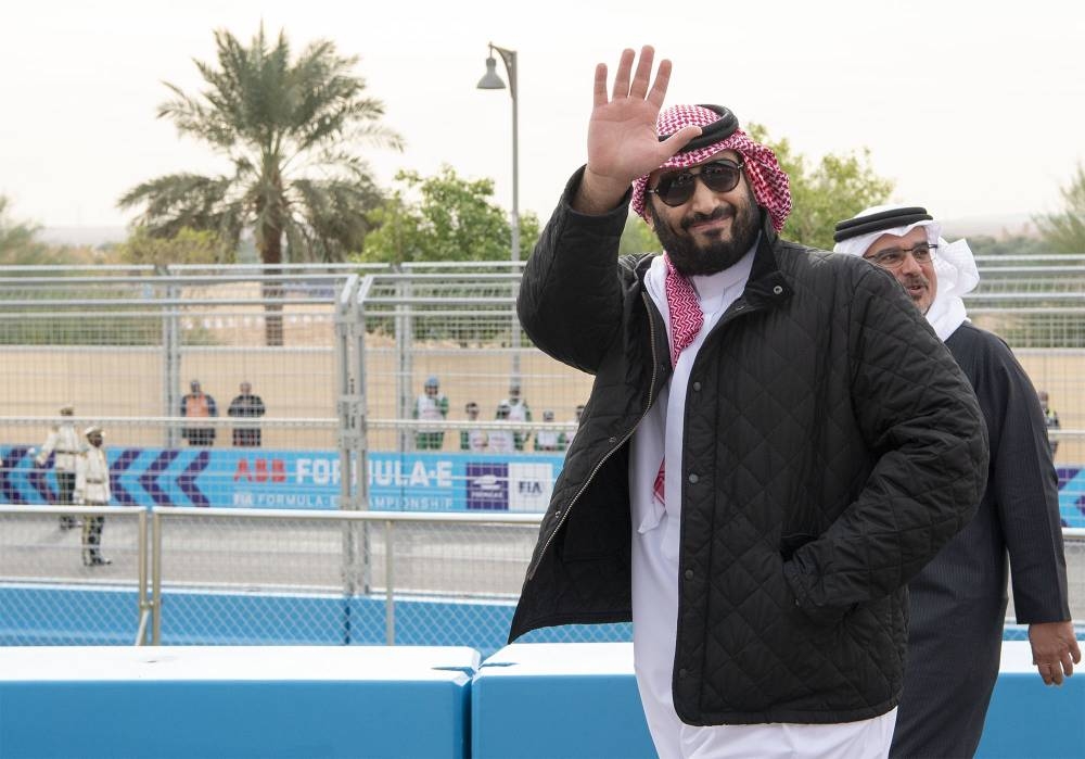 Crown Prince Muhammad Bin Salman, witnessed on Friday the second round of ABB FIA Formula E Championship for Electric Cars at Diriyah City. — SPA