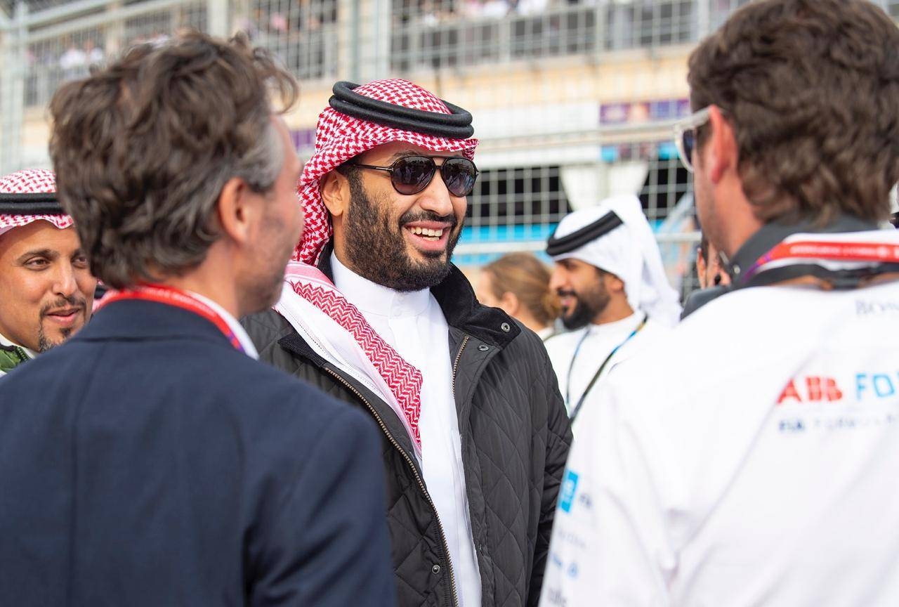 Crown Prince Muhammad Bin Salman, witnessed on Friday the second round of ABB FIA Formula E Championship for Electric Cars at Diriyah City. — SPA