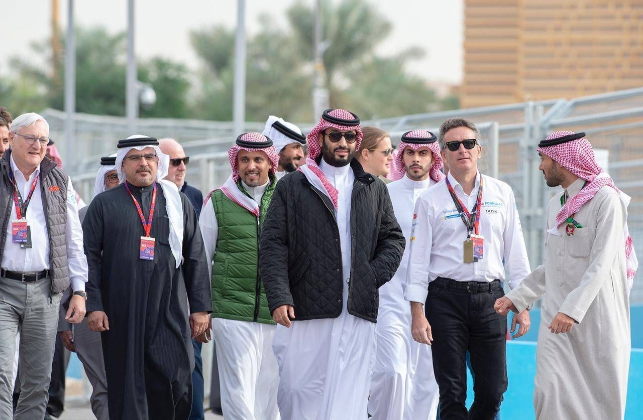 Crown Prince Muhammad Bin Salman, witnessed on Friday the second round of ABB FIA Formula E Championship for Electric Cars at Diriyah City. — SPA