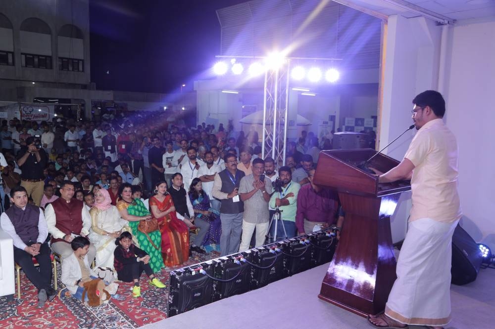 Indian Consul General Mohammed Noor Rahman Sheikh inaugurates the “Kerala State Day’ festival at the Indian Consulate premises on Friday –Photos by Krishna Chemmad