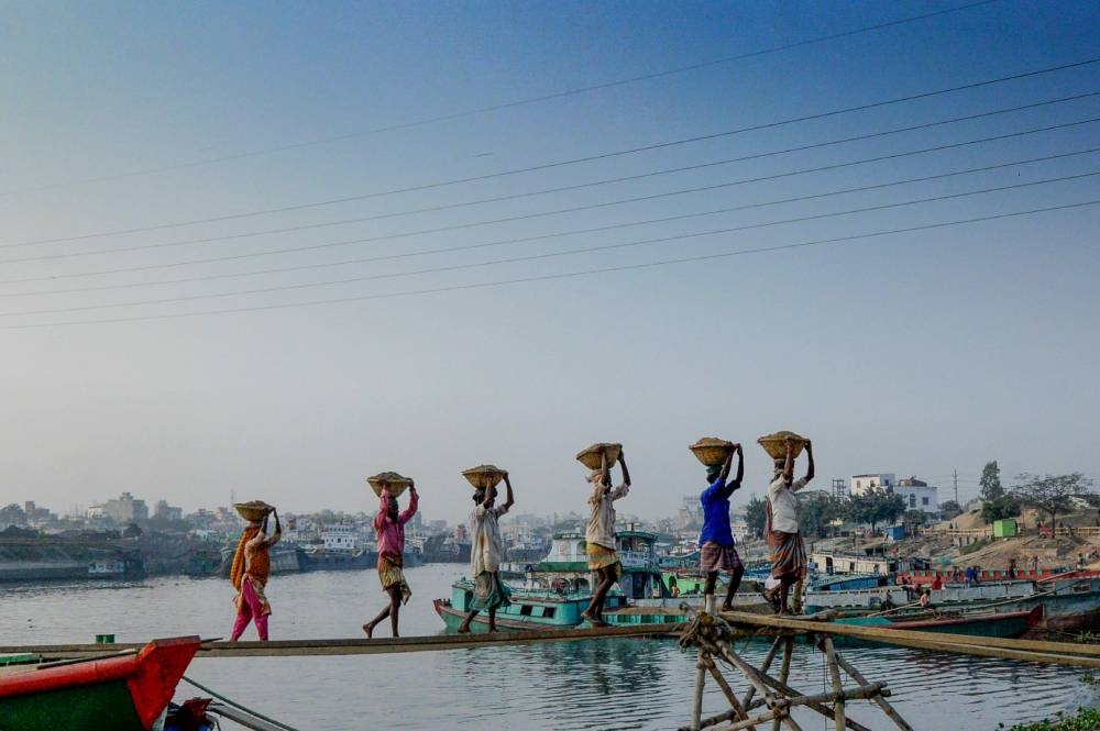 Labourers in Dhaka