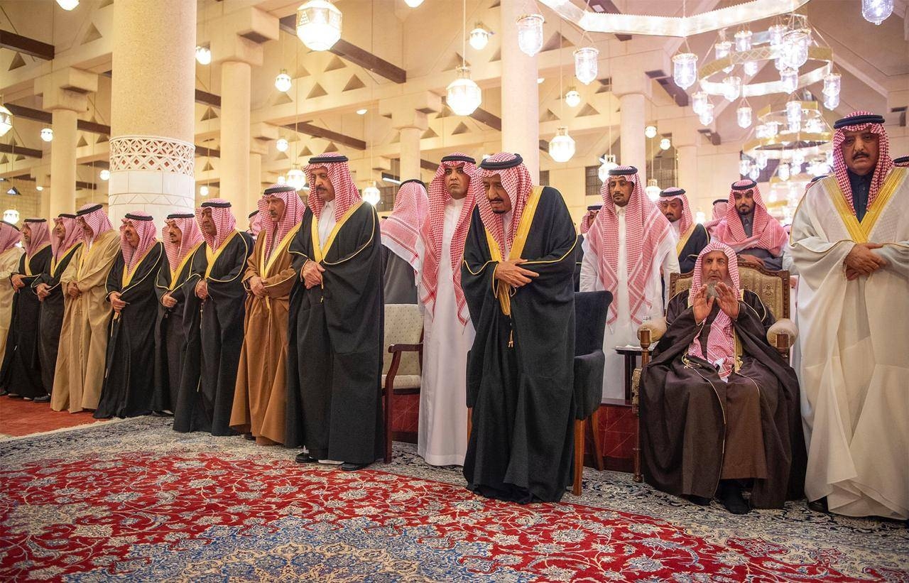Prince Miteb's funeral prayer in Riyadh