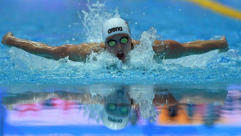 Hungary's Katinka Hosszu, seen in this file photo, swam to her 90th international medal and 60th gold on Wednesday at the European Short Course championships. — AFP