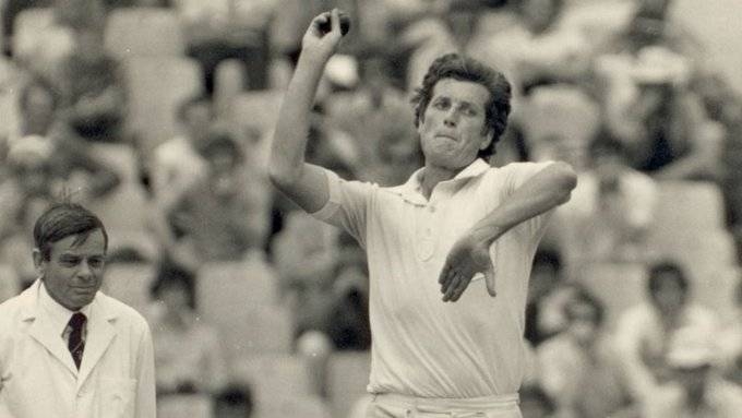 Bob Willis at his fearsome best during his heydays.