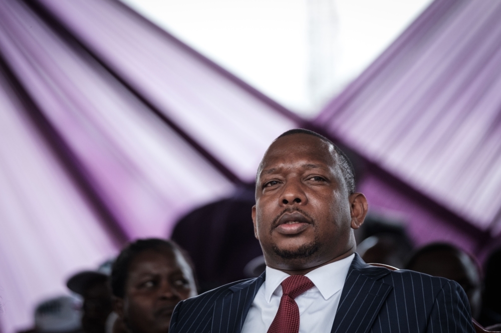 Nairobi Governor Mike Sonko attends the Labor Day Parade organized by the Central Organization of Trade Unions Kenya (COTU-K) at Uhuru Park in Nairobi in this  May 01, 2018 file photo. — AFP