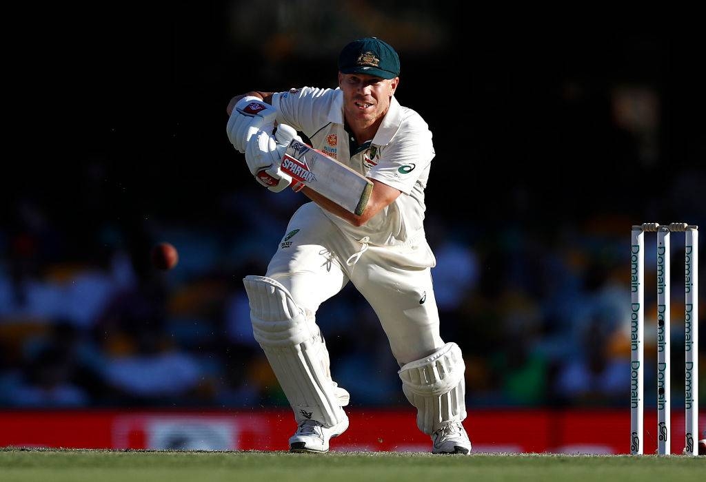 David Warner in his element in recent Test against Pakistan.